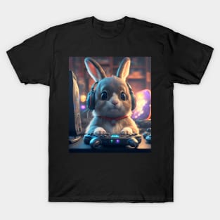 Cute bunny gamer T-Shirt